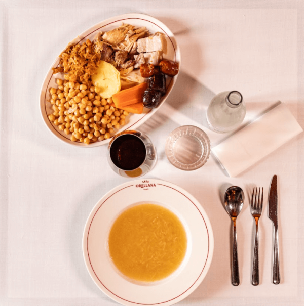 cocido madrileño tradicional